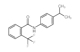 N-(4-Isopropylphenyl)-2-(trifluoromethyl)benzamide Structure