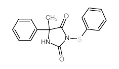 5-methyl-5-phenyl-3-phenylsulfanyl-imidazolidine-2,4-dione picture