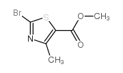 METHYL 2-BROMO-4-METHYLTHIAZOLE-5-CARBOXYLATE Structure