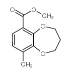 2H-1,5-Benzodioxepin-6-carboxylicacid,3,4-dihydro-9-methyl-,methylester(9CI)结构式