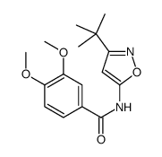 N-(3-tert-butyl-1,2-oxazol-5-yl)-3,4-dimethoxybenzamide Structure