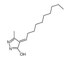 4-decylidene-3-methyl-1H-pyrazol-5-one Structure