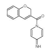 4(1H)-Pyridinimine, 1-(2H-1-benzopyran-3-ylcarbonyl)-结构式