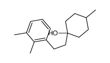 1-(2,3-dimethyl-phenethyl)-4-methyl-cyclohexanol结构式