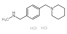 N-甲基-n-[4-(哌啶-1-甲基)苄基]胺双盐酸盐结构式