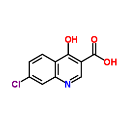 7-Chloro-4-hydroxy-3-quinolinecarboxylic acid Structure