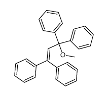 3-methoxy-1,1,3,3-tetraphenylpropene结构式