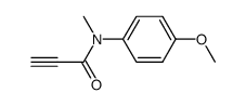 N-(4-methoxyphenyl)-N-methylpropiolamide结构式