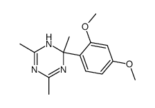 2,4,6-trimethyl-2-(2,4-dimethoxyphenyl)-1,2-dihydro-1,3,5-triazine Structure