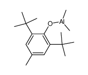 dimethylaluminum 2,6-di-tert-butyl-4-methylphenoxide Structure