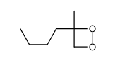 3-butyl-3-methyldioxetane Structure