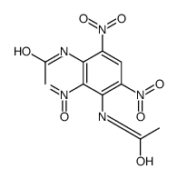 N-(3-acetamido-2,4,6-trinitrophenyl)acetamide结构式