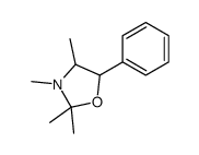 2,2,3,4-tetramethyl-5-phenyl-1,3-oxazolidine Structure