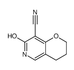 7-oxo-2,3,4,6-tetrahydropyrano[3,2-c]pyridine-8-carbonitrile Structure