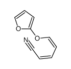 5-(furan-2-yloxy)penta-2,4-dienenitrile结构式