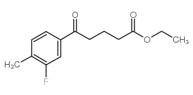 ETHYL 5-(3-FLUORO-4-METHYLPHENYL)-5-OXOVALERATE图片