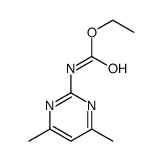 ethyl N-(4,6-dimethylpyrimidin-2-yl)carbamate Structure