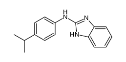 N-(苯并咪唑-2-基)-4-异丙基苯胺结构式