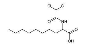 N-Dichloracetyl-DL-2-amino-decansaeure结构式