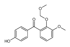 (4-hydroxyphenyl)-[3-methoxy-2-(methoxymethoxy)phenyl]methanone Structure