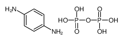 benzene-1,4-diamine,phosphono dihydrogen phosphate Structure