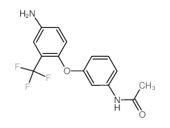 N-{3-[4-Amino-2-(trifluoromethyl)phenoxy]-phenyl}acetamide结构式