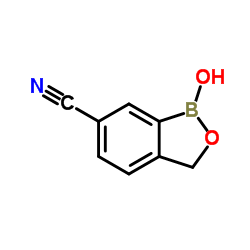 1-Hydroxy-1,3-dihydro-2,1-benzoxaborole-6-carbonitrile Structure