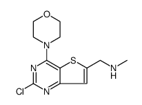 1-(2-Chloro-4-morpholinothieno[3,2-d]pyrimidin-6-yl)-N-methylmethanamine Structure