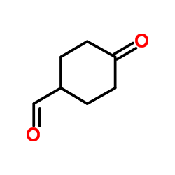 4-Oxocyclohexanecarbaldehyde Structure