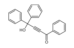 4-hydroxy-1,4,4-triphenylbut-2-yn-1-one结构式