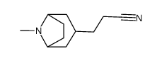 3-(3α-Tropanyl)-propionitril Structure