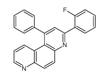 3-(2-Fluoro-phenyl)-1-phenyl-[4,7]phenanthroline结构式