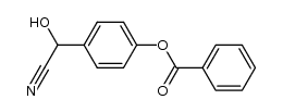 4-(benzoyloxy)benzaldehyde cyanohydrin结构式