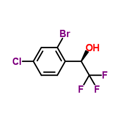 (1R)-1-(2-Bromo-4-chlorophenyl)-2,2,2-trifluoroethanol图片