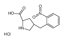 (2S,4R)-4-(2-NITROBENZYL)PYRROLIDINE-2-CARBOXYLIC ACID HYDROCHLORIDE图片