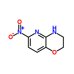 6-Nitro-3,4-dihydro-2H-pyrido[3,2-b][1,4]oxazine Structure