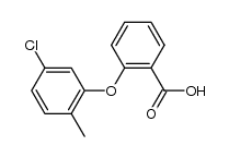 2-(5-chloro-2-methyl-phenoxy)-benzoic acid结构式