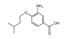 3-amino-4-isopentyloxy-benzoic acid Structure