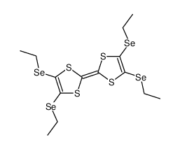 4,5,4',5'-Tetrakis-ethylselanyl-[2,2']bi[[1,3]dithiolylidene] Structure