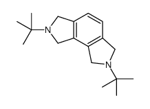 2,7-Di-tert-butyl-1,2,3,6,7,8-hexahydro-benzo[1,2-c:3,4-c']dipyrrole结构式