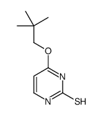 6-(2,2-dimethylpropoxy)-1H-pyrimidine-2-thione结构式