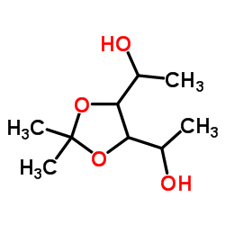 1,6-Dideoxy-3,4-O-isopropylidenehexitol Structure