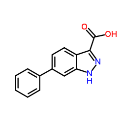 6-Phenyl-1H-indazole-3-carboxylic acid structure