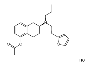 (S)-6-(propyl(2-(thiophen-2-yl)ethyl)amino)-5,6,7,8-tetrahydronaphthalen-1-yl acetate hydrochloride picture