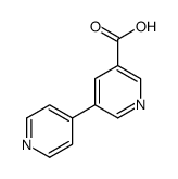 5-(pyridin-4-yl)pyridine-3-carboxylic acid Structure