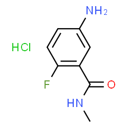 5-amino-2-fluoro-N-methylbenzamide hydrochloride结构式