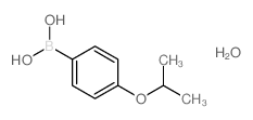 (4-ISOPROPOXYPHENYL)BORONIC ACID HYDRATE Structure