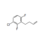 2-(3-丁烯-1-基)-4-氯-1,3-二氟苯结构式