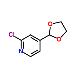 2-氯-4-(1,3-二氧孕强誥pp-2-基)吡啶结构式