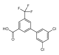 3-(3,5-dichlorophenyl)-5-(trifluoromethyl)benzoic acid结构式